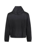 FOUND blanket-stitch logo-print hoodie