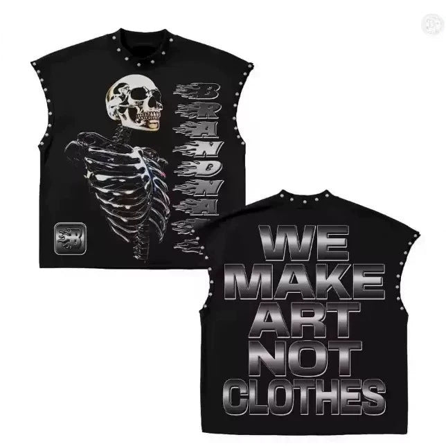 Saints Global Double-Sided Graphic Rivet Tank Top Unisex
