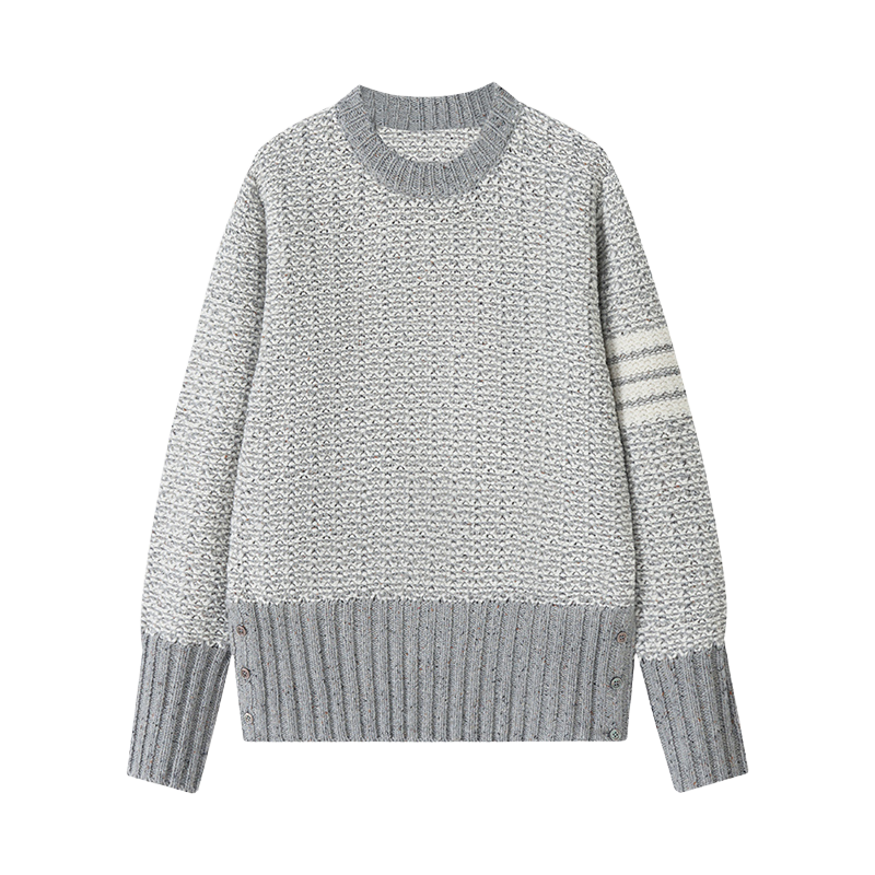 Snowflake Chunky Wool Crewneck Sweater | Thom Browne
