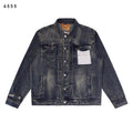 Purple Brand Bandana Trucker Denim Jacket