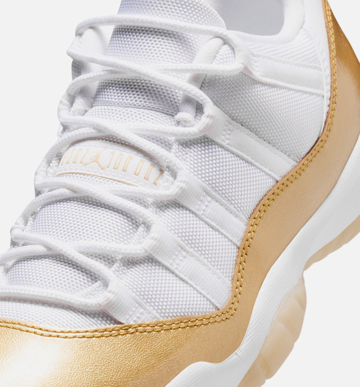 Air Jordan 11 Retro Low Mother's Day Women's Lifestyle Shoes - White/Metallic Gold/Team Gold